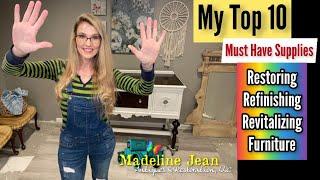 Refinishing Furniture for Beginners | Top 10 Must Have Supplies