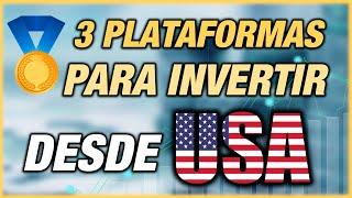  Las 3 Mejores PLATAFORMAS para INVERTIR desde USA || Bolsa, Trading o Criptomonedas - 2024