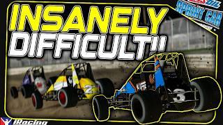 USAC 410 Wingless 'INSANE' - Volusia Speedway Park - iRacing Dirt