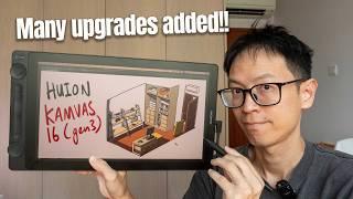 Huion Kamvas 16 (Gen 3) Pen Display FULL REVIEW: Many upgrades