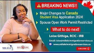 New Changes to Canada Study Permit Applications 2024 | What To Do Next