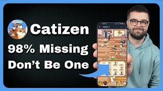 Unfortunately, 98% of Catizen Bot Users Are Missing the Airdrop – Minimum Reward $250!