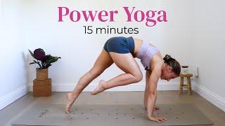15 Min Power Yoga Flow with Charlie Follows