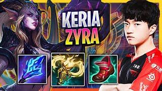 LEARN HOW TO PLAY ZYRA SUPPORT LIKE A PRO! | T1 Keria Plays Zyra Support vs Fiddlesticks!  Season 20