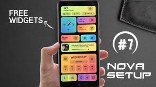 best nova launcher setup | free widgets | tutorial nova launcher setup #novasetup #novalauncher