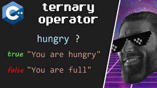 What is the ternary operator 