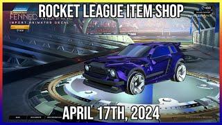 IMPORT FENNEC MIGRAINE DECAL! Rocket League Item Shop (April 17th, 2024)