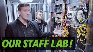 A DAY in the LIFE of a DATA CENTRE | WHAT is in our STAFF LAB?