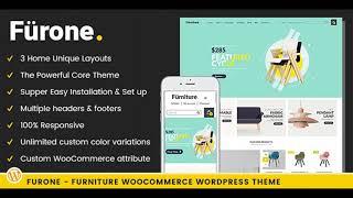 Furone – Furniture WooCommerce WordPress Theme | Themeforest Website Templates and Themes