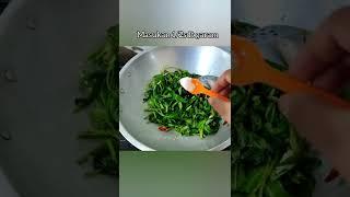 Cara memasak Tumis kangkung mudah sederhana pemula belajar masak