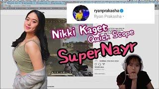 Nikki Reaction SuperNayr Main PUBG PC‼️Kaget Banget