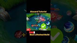 Alucard New Lifesteal Build Tutorial Mobile Legends #ml2b #mlbb #tutorial #tutorialmlbb #alucard