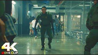 Terminator: Dark Fate (2019) - Battle in prison scene [4K 60fps]