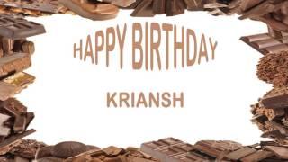 Kriansh   Birthday Postcards & Postales