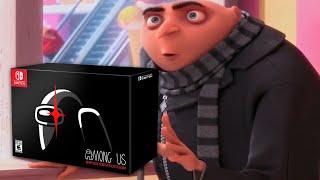 gru gets nintendo switch among us edition