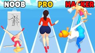 NOOB vs PRO vs HACKER in Girls Attack