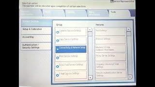 Networking settings in xerox workcentre 7435/7425/7428/7335/7345/7355