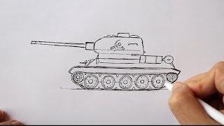 How to draw a Tank | For Beginners