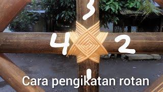 cara pengikatan rotan part 4