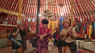 Traditional Kyrgyz music played with komuz