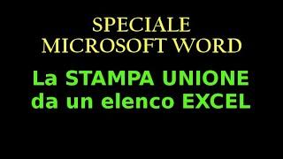 La Stampa Unione da un elenco Excel