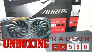 Gigabyte Aorus Rx 580 4GB GDDR5 Unboxing Review | RX 580 Full Specs Review