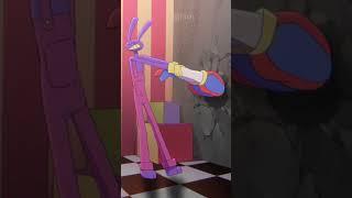 Pomni is Stuck in the wall (The Amazing Digital Circus Animation) | BabyBun