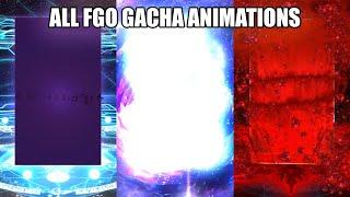 FGO'S SUMMONING ANIMATIONS 