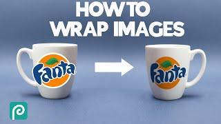 How to wrap images around objects in Photopea