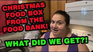 Christmas Box From the Food Bank! Plus: My Plan For Helping Others!