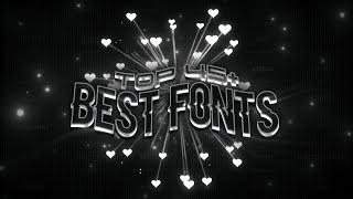 TOP 45+ BEST FONTS FOR EDITING \ - Fonts Pack