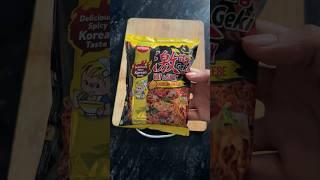 Nissin Geki Hot & Spicy Korean Cheese Instant Noodles #koreannoodles #shorts #food #trending