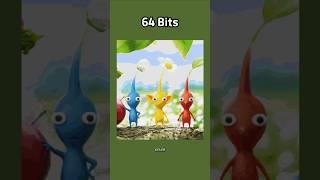 Minecraft Pikmin 64bit 32bit 16bit 8bit 4bit 2bit 1bit