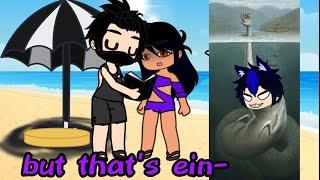 ||Hand Sea Monster meme|| {Gacha trend} [Aphmau and Zane goes to the beach] (original plot twist)