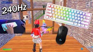 Razer Huntsman Mini FortniteKeyboard Sounds 240FPS Gameplay