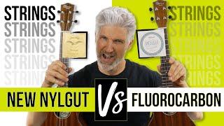 Which #Ukulele String Is Best for you? BATTLE OF THE STRINGS! New Nylgut vs Fluorocarbon!