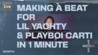 Making a Beat for Lil Yachty & Playboi Carti in 1 Min #shorts