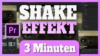 Premiere: Shake-Effekt [Verwackelungseffekt]