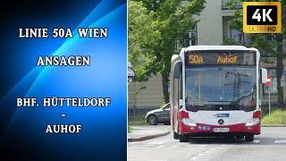 Linie 50A Wien Ansagen – Bhf. Hütteldorf – Auhof | Wiener Grantler