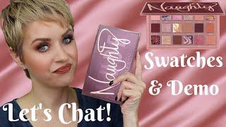 HUDA Beauty NAUGHTY NUDE Palette | Swatches + Demo