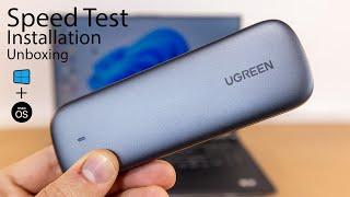 UGREEN M.2 NVMe SSD Enclosure USB C 3.1 -  Unboxing – Installation – Speed Tests