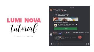 discord tutorial　 — 　luminous nova partnerships