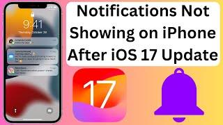 How to Fix Notifications Not Showing up on iPhone After iOS 17 Update