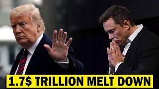 Trump in a State of Panic as He Realized US Stock Market Loses $1,7 Trillion! Musk Can't Believe It!