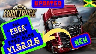 ALL DLC's FREE LATEST (v1.52.0.6) FOR  ETS2  || EURO TRUCK SIMULATOR || NO CLICKBAIT