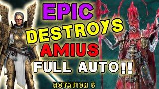 SOLO EPIC AUTO AMIUS THE LUNAR ARCHON!!!(rotation 5) / Raid Shadow Legends