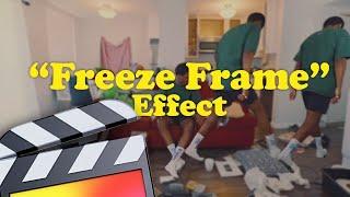 How To Make A Freeze Frame Effect (with a twist) - Final Cut Pro X