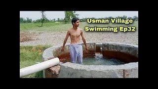 Pakistan village swimming in tubewell with full mastii 