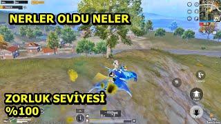 ROZHOKTA NELER OLDU NELER ! ZORLUK SEVİYESİ %100 BATUR GAME SOLO SQUAD PUBG MOBİLE