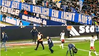 Schalke und HSV Ultras contra DFL I Protest zu Investoren-Einstieg I 2.Bundesliga Januar 2024